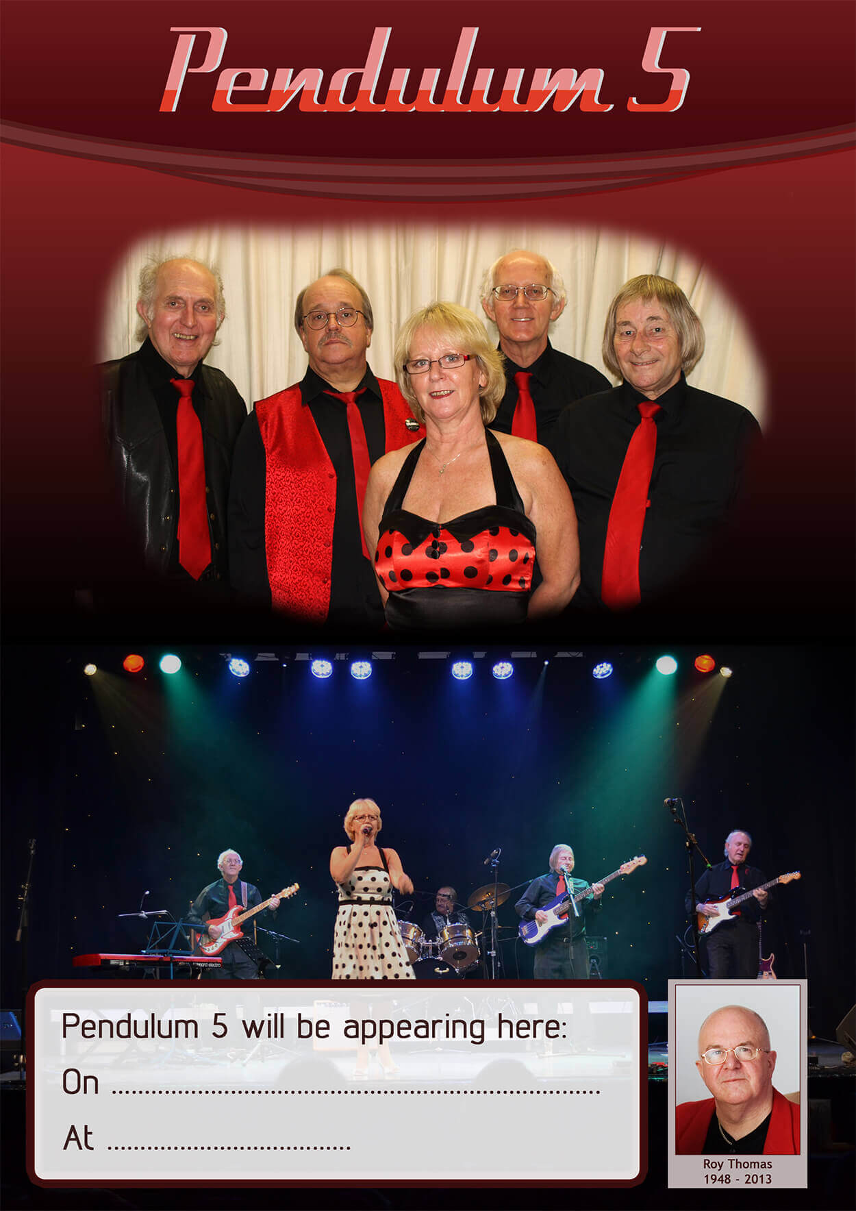Pendulum 5 Gig Poster